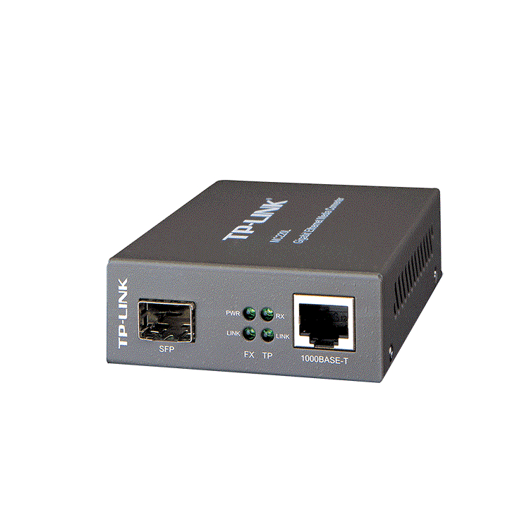 1000Mbps RJ45 to 1000Mbps SFP slot supporting MiniGBIC modules, switching power 1000Mbps RJ45 to 1000Mbps SFP slot supporting MiniGBIC modules, switching power
