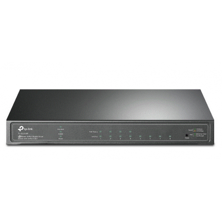 JetStream 8-Port Gigabit Smart Switch with 4-Port PoE+ JetStream 8-Port Gigabit Smart Switch with 4-Port PoE+