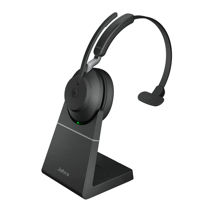 Jabra Evolve2 65 Link380a UC Mono Stand Black Jabra Evolve2 65 Link380a UC Mono Stand Black