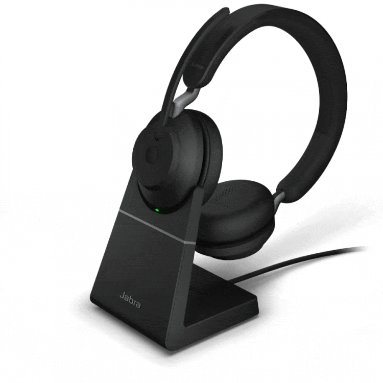 Jabra Evolve2 65 Link380a UC Stand Stereo Black Jabra Evolve2 65 Link380a UC Stand Stereo Black