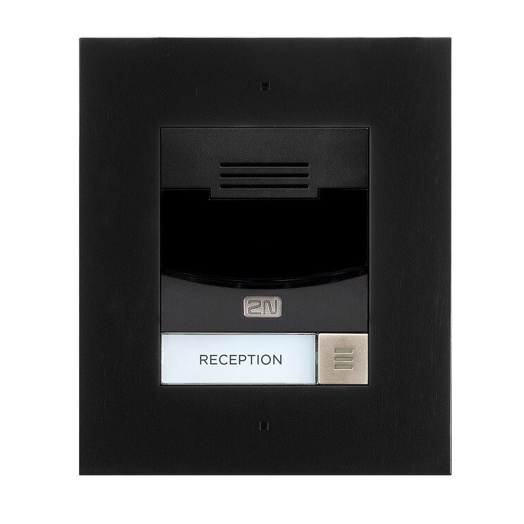 2N IP Solo sans camra - noir, montage encastr intgre le cadre dinstallatio 2N IP Solo sans camra - noir, montage encastr intgre le cadre dinstallatio