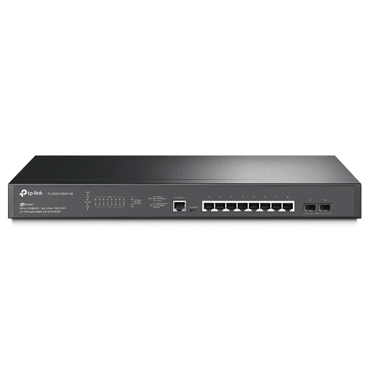 JetStream 8-Port 2.5GBASE-T and 2-Port 10GE SFP+ L2+ Managed Switch with 8-Port JetStream 8-Port 2.5GBASE-T and 2-Port 10GE SFP+ L2+ Managed Switch with 8-Port