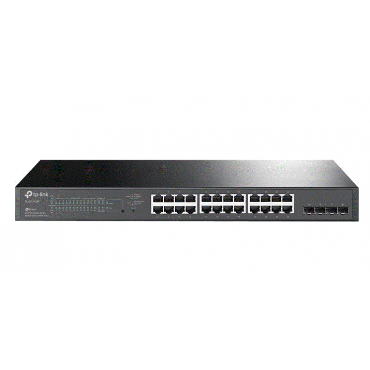 JetStream 28-Port Gigabit Smart Switch with 24-Port PoE+ JetStream 28-Port Gigabit Smart Switch with 24-Port PoE+