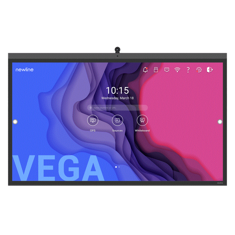 VEGA tactile capacitif projet Optical Bonding avec camra et micros 75 UHD 40 VEGA tactile capacitif projet Optical Bonding avec camra et micros 75 UHD 40