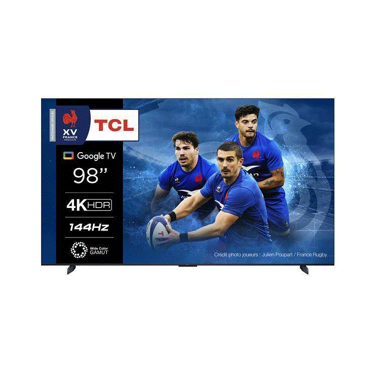 TCL 98P749 Ecran 98 LCD/LED Ecran 4K UHD, 100HZ/144HZ, 3000PPI, Dolby Vis IQ-Atm TCL 98P749 Ecran 98 LCD/LED Ecran 4K UHD, 100HZ/144HZ, 3000PPI, Dolby Vis IQ-Atm