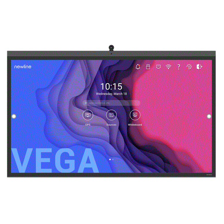 VEGA tactile capacitif projet Optical Bonding avec camra et micros 65 UHD 40 VEGA tactile capacitif projet Optical Bonding avec camra et micros 65 UHD 40