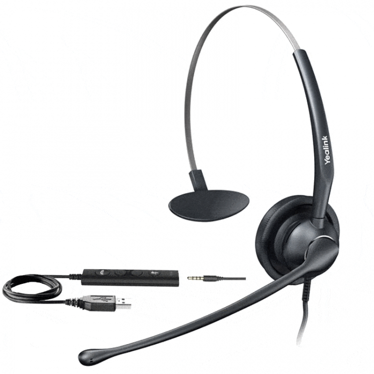 Casque Yealink Mono YHS33 USB/Jack 3.5 1300072