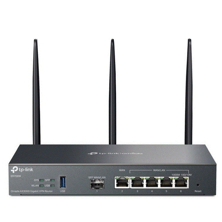 Routeur VPN Omada AX3000 Gigabit, WiFi AX3000 bi-bande prend en charge 2 402 Routeur VPN Omada AX3000 Gigabit, WiFi AX3000 bi-bande prend en charge 2 402