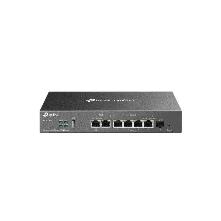 Omada Multi-Gigabit VPN Router, PORT 1 2.5G RJ45 WAN Port, 1 2.5G RJ45 WAN/LA Omada Multi-Gigabit VPN Router, PORT 1 2.5G RJ45 WAN Port, 1 2.5G RJ45 WAN/LA