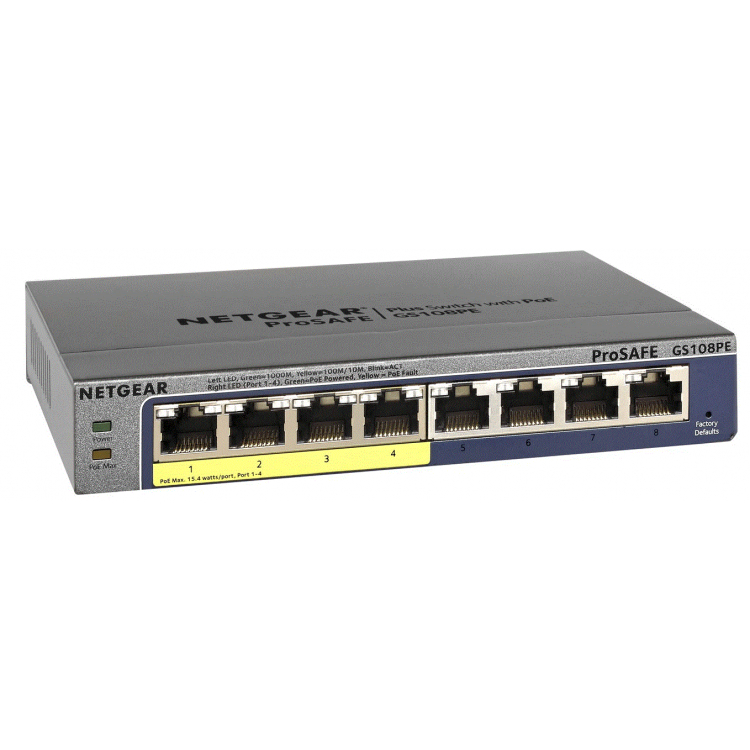 Switch PoE Web manageable ProSAFE Switch PoE Web manageable ProSAFE