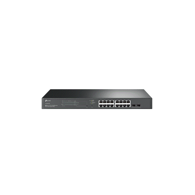 JetStream 18-Port Gigabit Smart Switch with 16-Port PoE+ PORT 16 Gigabit RJ45 JetStream 18-Port Gigabit Smart Switch with 16-Port PoE+ PORT 16 Gigabit RJ45