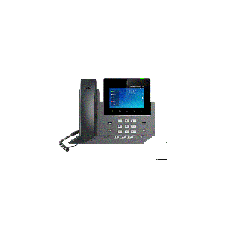 IP Video Phone, 16 SIP accounts, 16 lines, 2x GbE PoE, Wi-Fi, 1280x720 5.0 to IP Video Phone, 16 SIP accounts, 16 lines, 2x GbE PoE, Wi-Fi, 1280x720 5.0 to