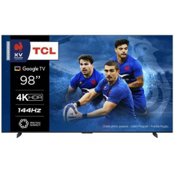 TCL 98P749 Ecran 98 LCD/LED Ecran 4K UHD, 100HZ/144HZ, 3000PPI, Dolby Vis IQ-Atm