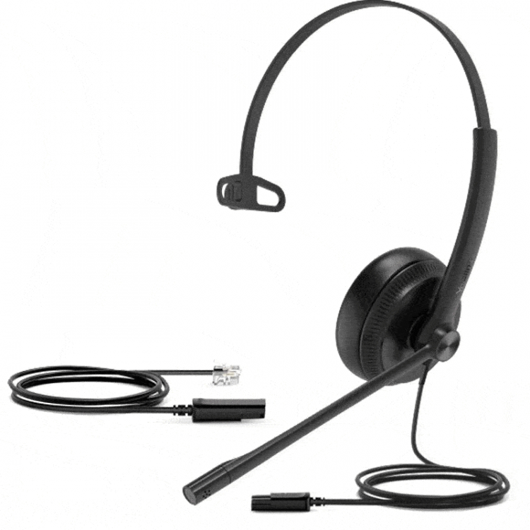 Casque Yealink RJ9 YHS34 Monaural 1308022 Casque Yealink RJ9 YHS34 Monaural 1308022
