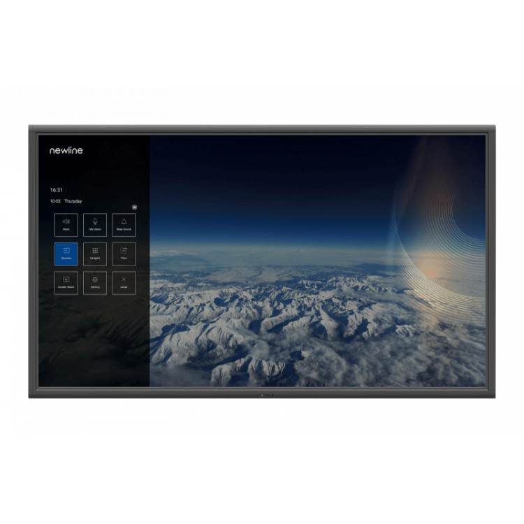 NEWLINE Moniteur 85" intelligent UHD 400cd/m² avec Affichage sans fil NEWLINE Moniteur 85" intelligent UHD 400cd/m² avec Affichage sans fil