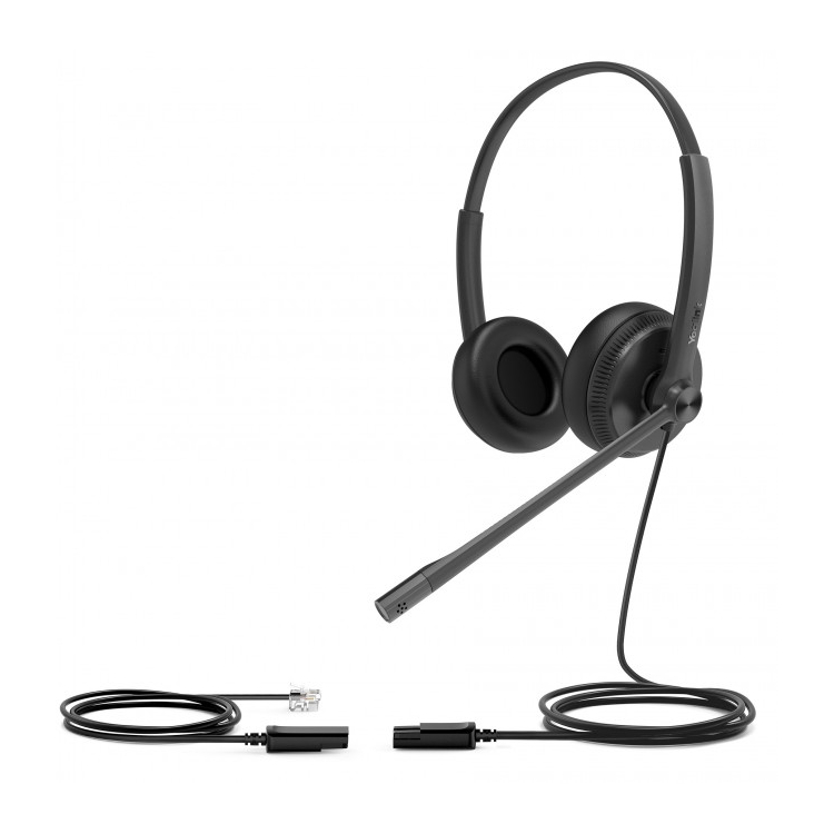 Casque Yealink RJ9 YHS34 Binaural Casque Yealink RJ9 YHS34 Binaural