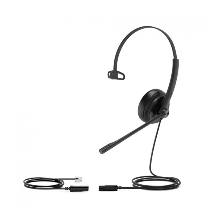 Casque Yealink RJ9 YHS34 Monaural Casque Yealink RJ9 YHS34 Monaural