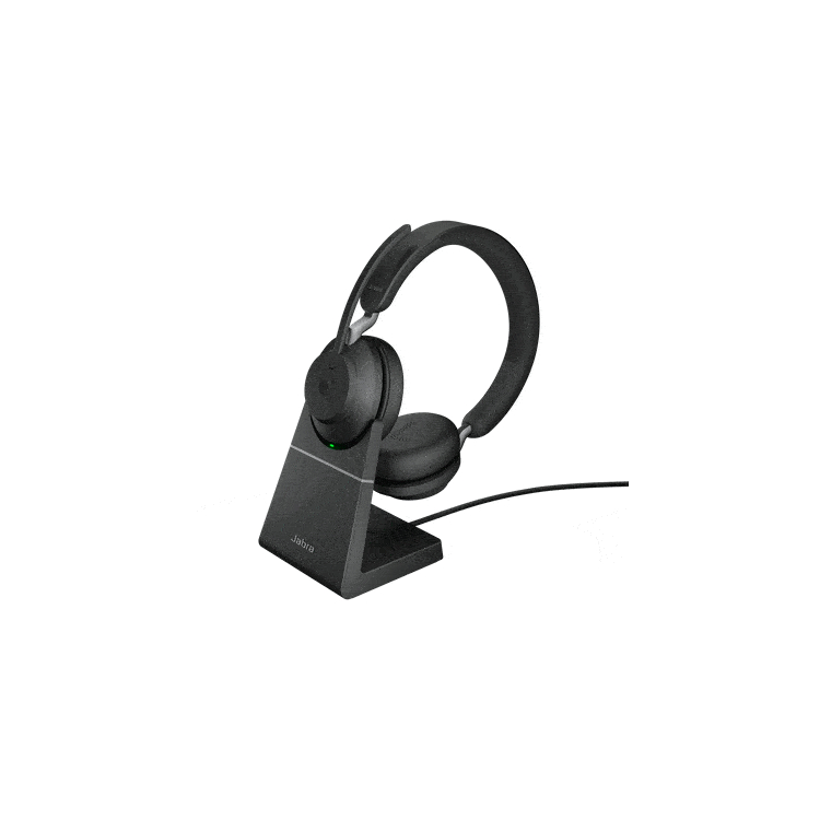 Jabra Evolve 2 65 Link380a MS Stereo Stand Black Jabra Evolve 2 65 Link380a MS Stereo Stand Black