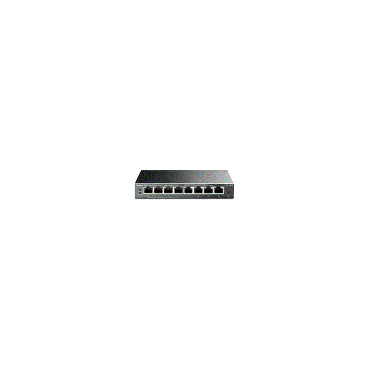 8-Port Gigabit Desktop PoE Easy Smart Switch, 8 Gigabit RJ45 ports including 4 P