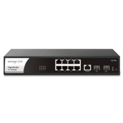 Switch PoE  Manageable L2+ IPv4/IPv6 SNMPv1/v2c 8 ports 10/100/1000Mbps 2 SFP, 1