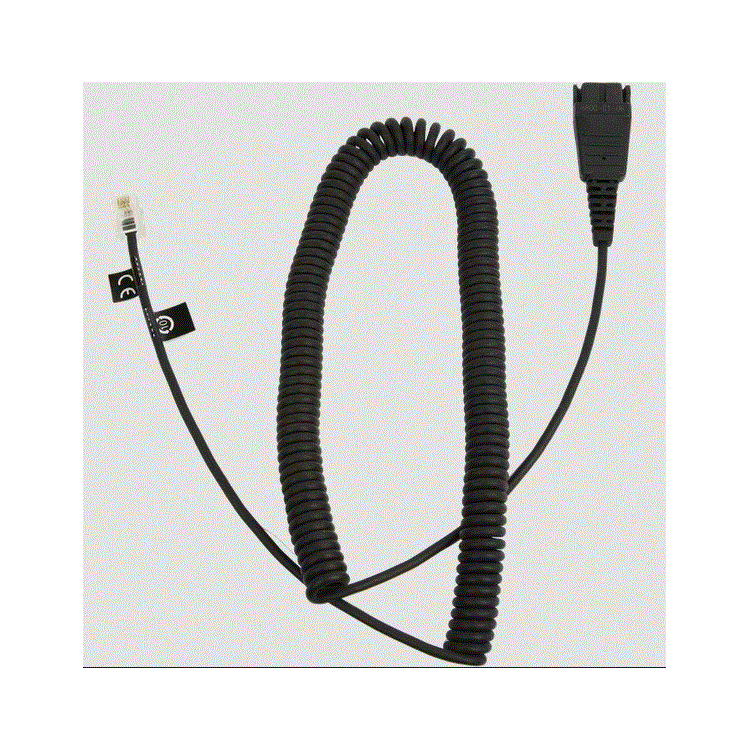 Jabra Cord - QD to Modular RJ extension coiled cord for Yealink IP