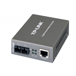 1000Mbps RJ45 to 1000Mbps multi-mode SC fiber Converter, Full-duplex, up to 550m