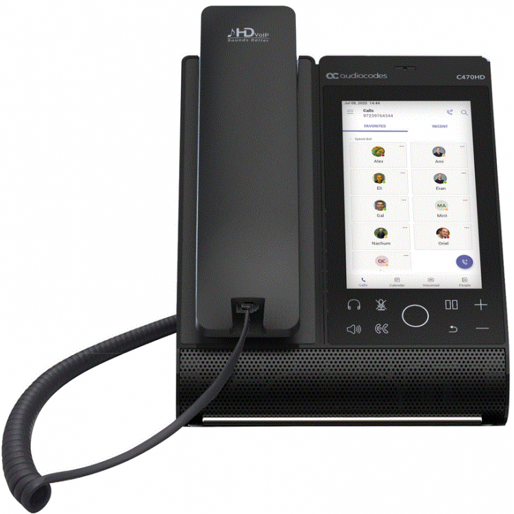 Teams C470HD Total Touch IP-Phone PoE GbE with integrated BT and Dual Band Wi-Fi