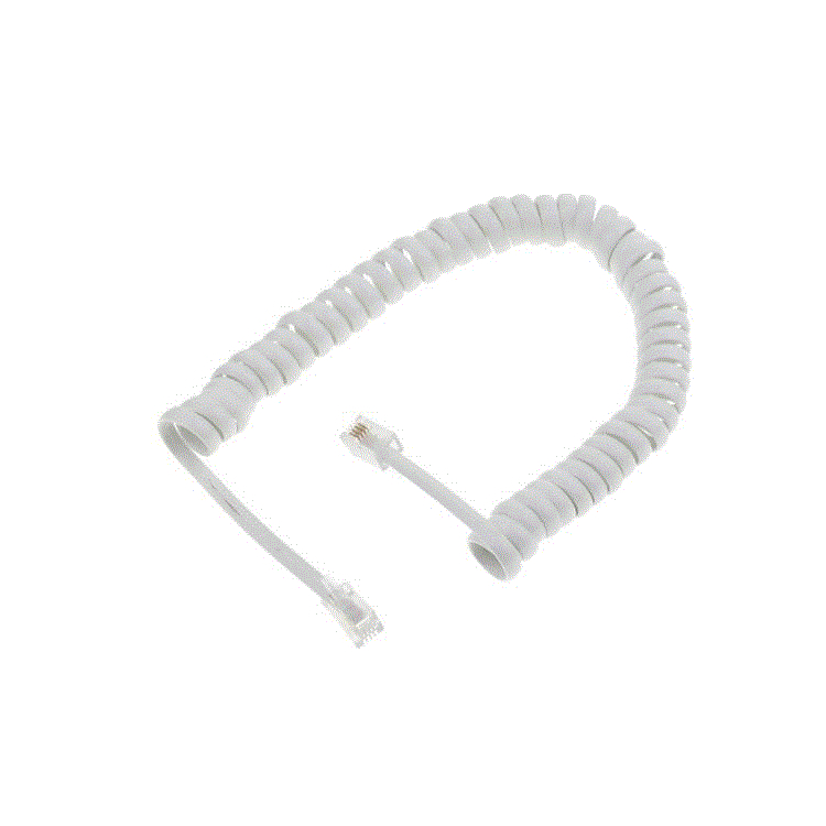Handset wire for D7xx White