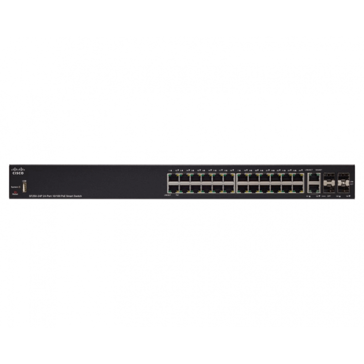 Cisco SF250-24P 24-Port 10/100 PoE