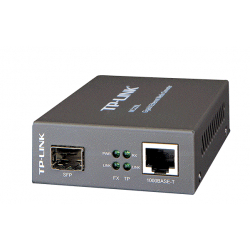 1000Mbps RJ45 to 1000Mbps SFP slot supporting MiniGBIC modules, switching power