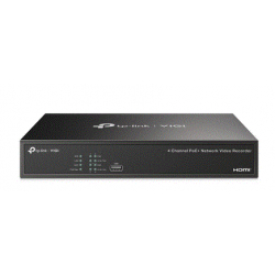 4 Channel PoE Network Video Recorder, SPECH.265+/H.265/H.264+/H.264, Up to 8MP