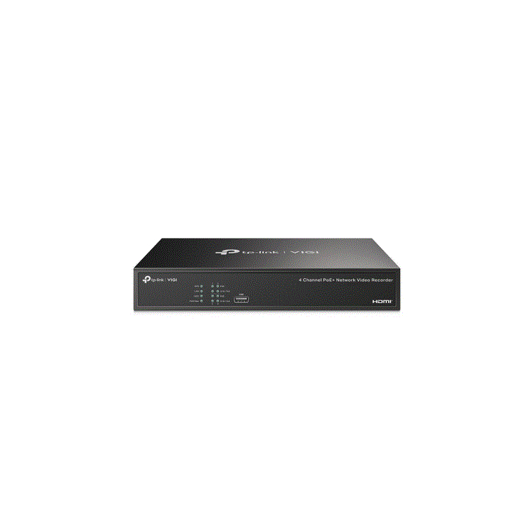 4 Channel PoE Network Video Recorder, SPECH.265+/H.265/H.264+/H.264, Up to 8MP